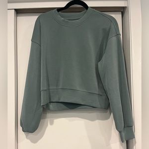 Lululemon perfectly oversized crewneck (blue)